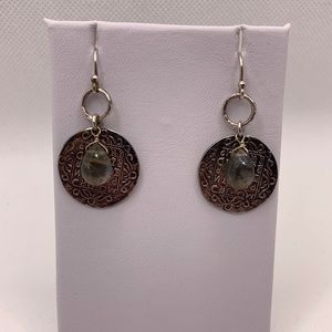 Stella & Dot Riviera coin drop earrings